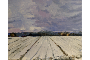 koniec marca pory roku wiosna zima obraz malarstwo