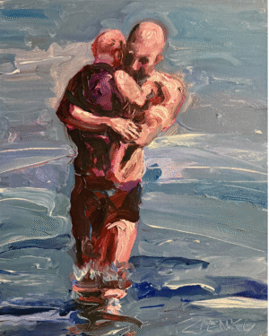 obraz ojcostwo malarstwo kraków sopot